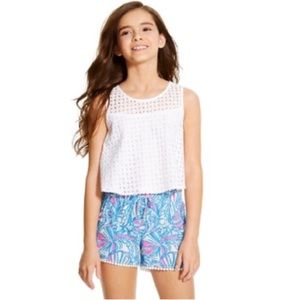 Lilly Pulitzer for Target white eyelet top